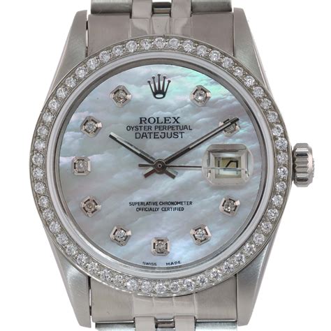 rolex datejust copia diamond|rolex 36mm datejust diamond bezel.